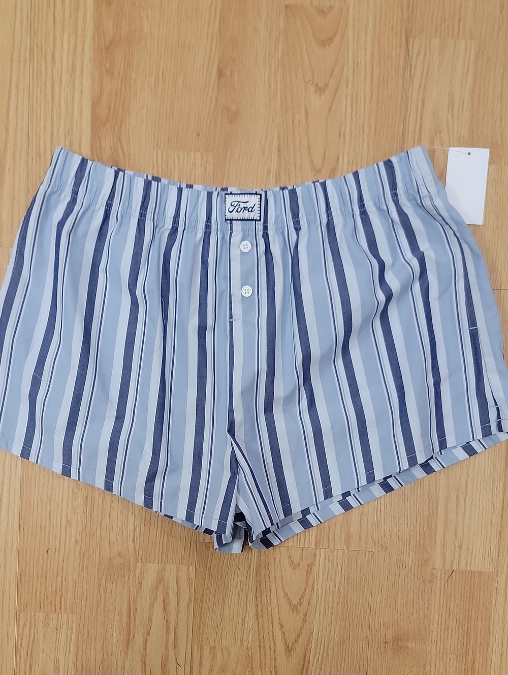 Ford Blue & Navy Striped Boxers